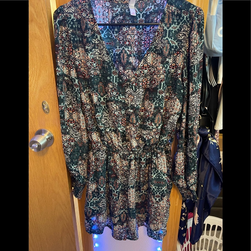 Long sleeve romper
